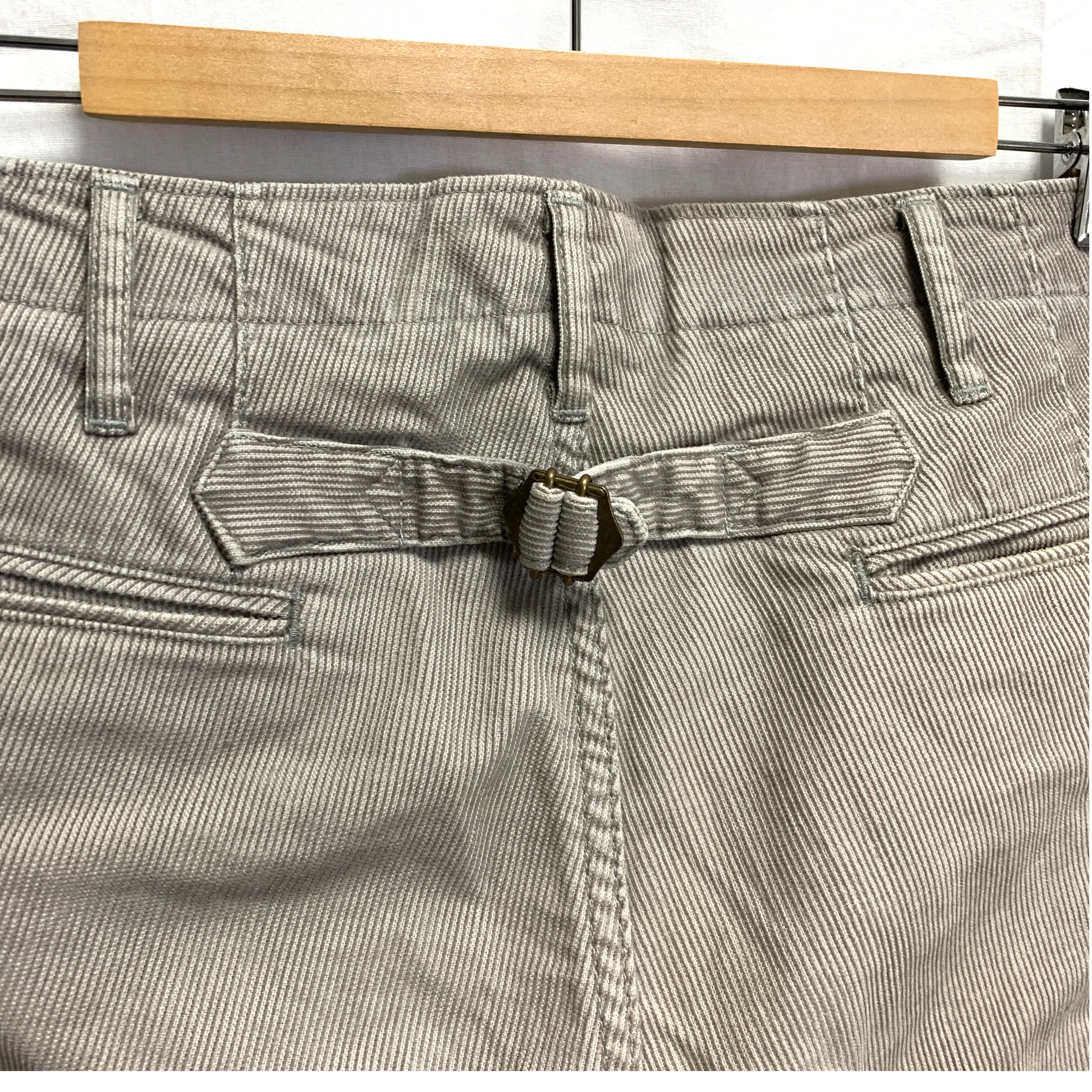 [M] Visvim 14SS Chino Slub Corduroy Shorts Grey