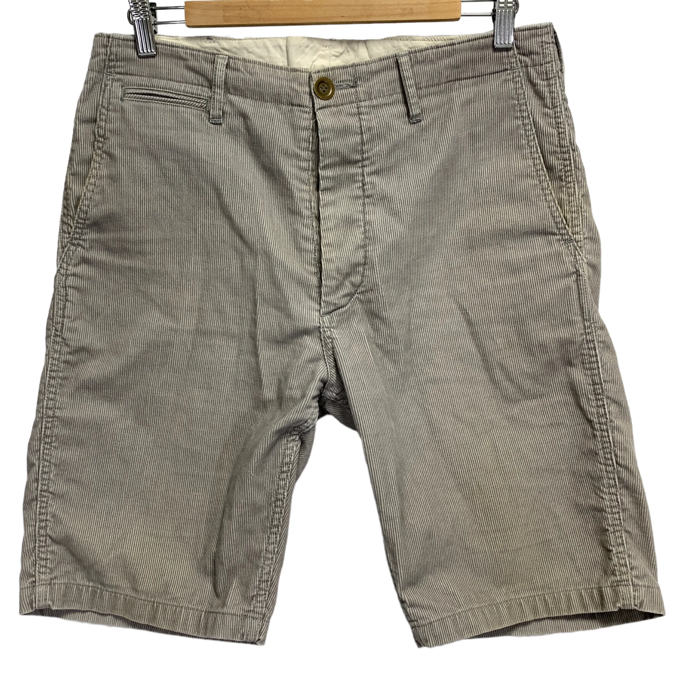 [M] Visvim 14SS Chino Slub Corduroy Shorts Grey