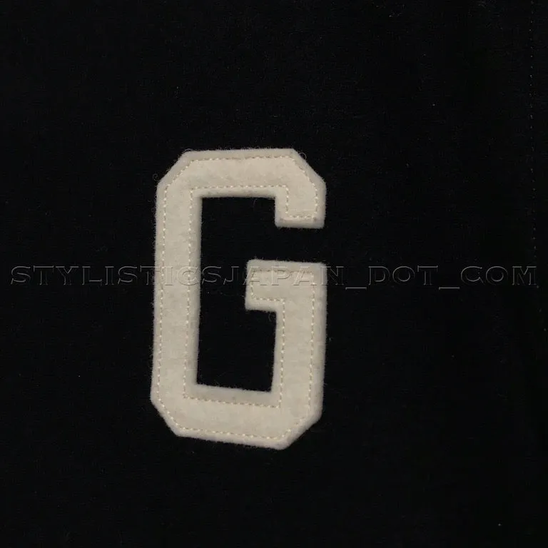 [M] Wacko Maria Guilty Parties Wool Stadium Jacket Black
