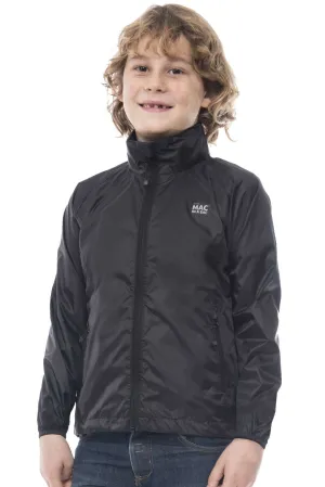 Mac in a Sac MINI Origin Kids Waterproof Packaway Jacket - Jet Black