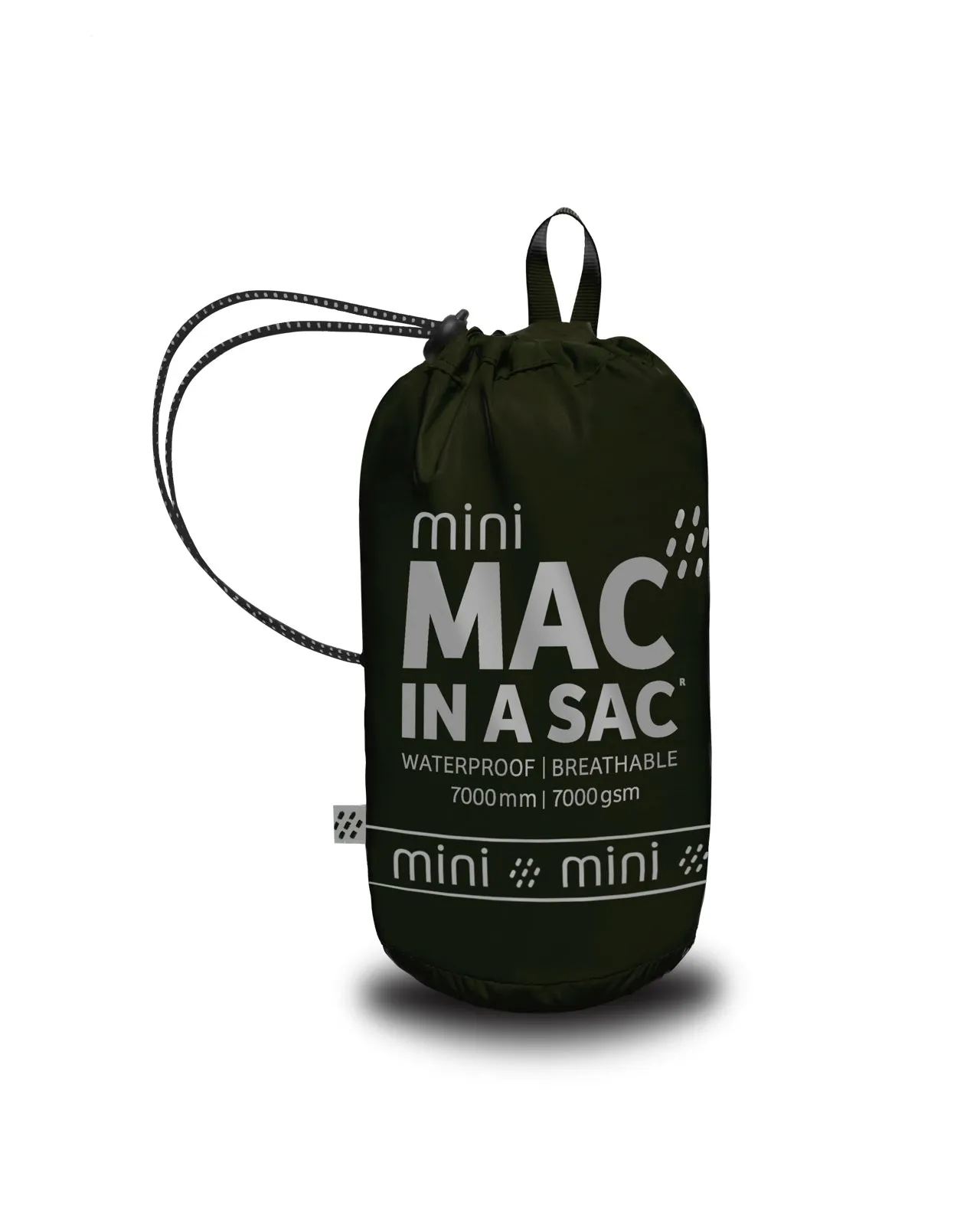 Mac in a Sac MINI Origin Kids Waterproof Packaway Jacket - Jet Black