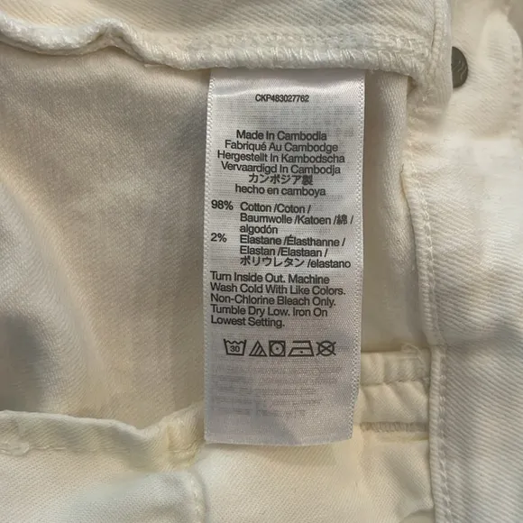 Madewell The Emmett Wide-Leg Crop Jean Welt Pocket high rise Sz 31 Petite NWT