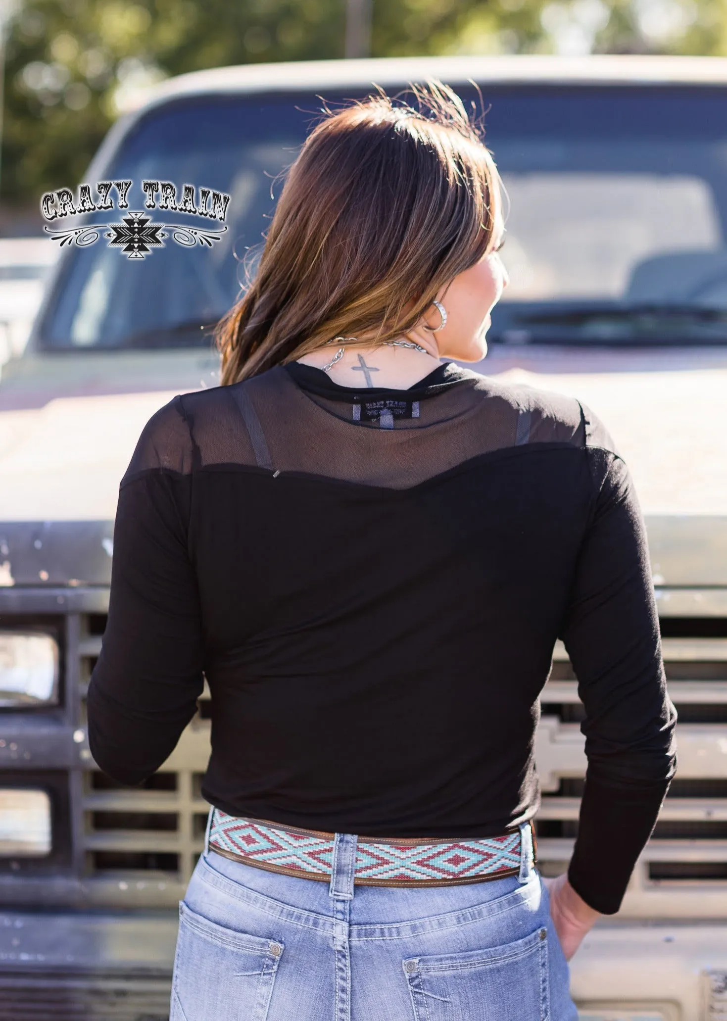 Madison Mesh Top