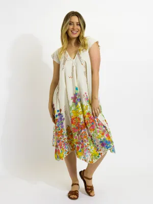 Maheno Dress in Vanilla Spring