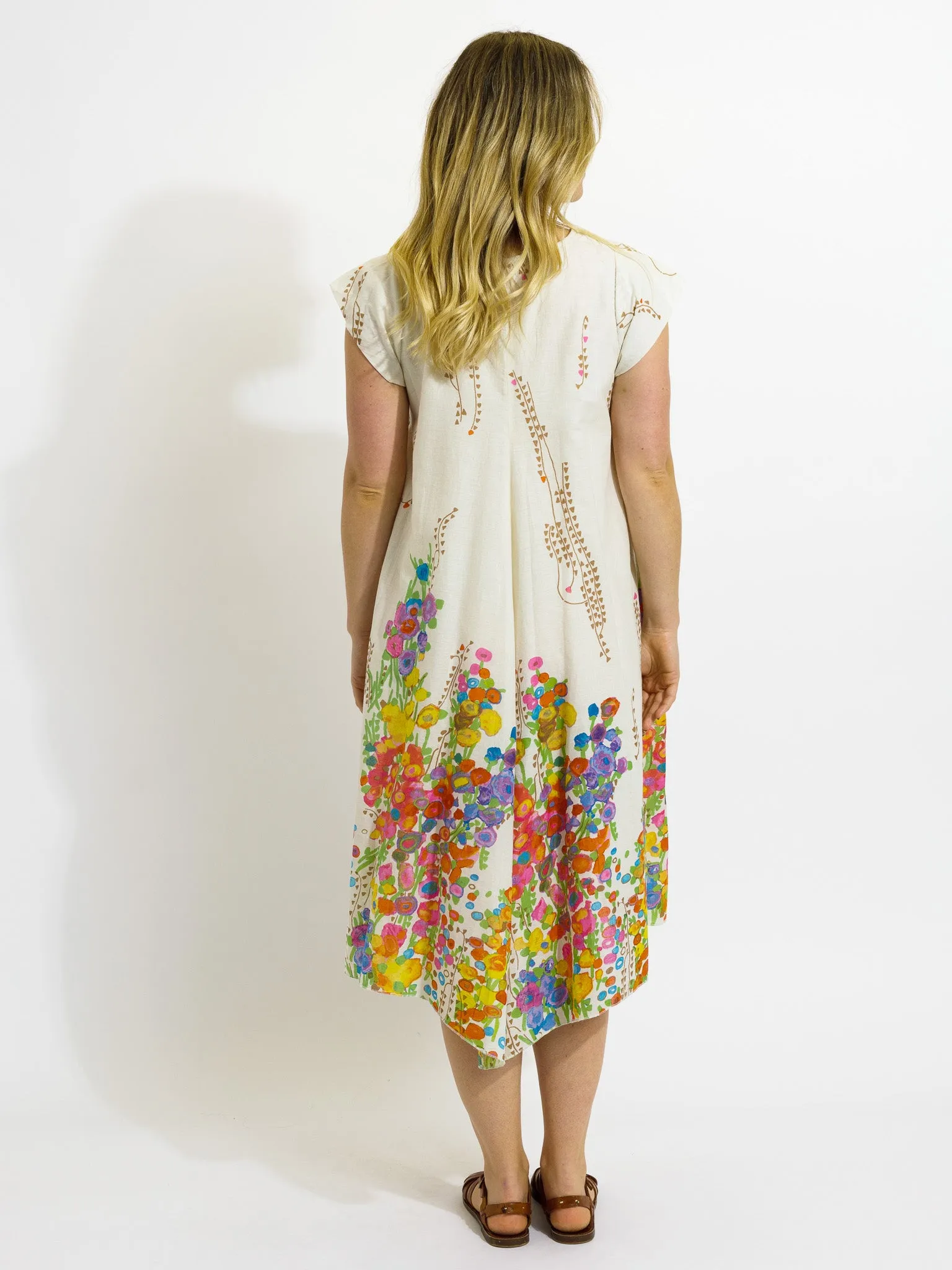 Maheno Dress in Vanilla Spring