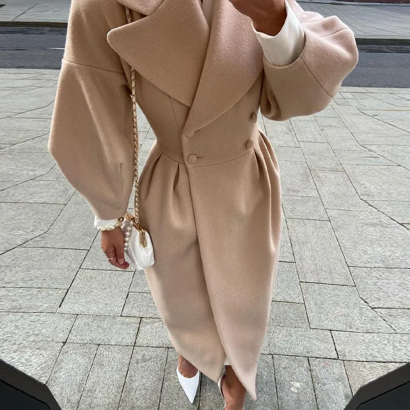 Margaret Lantern Sleeve Coat
