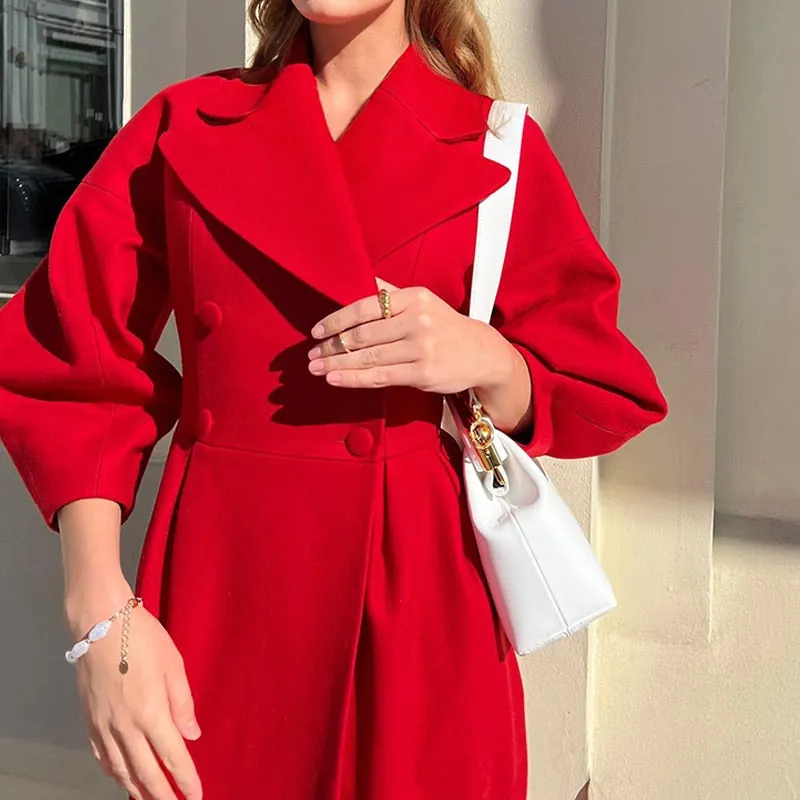 Margaret Lantern Sleeve Coat