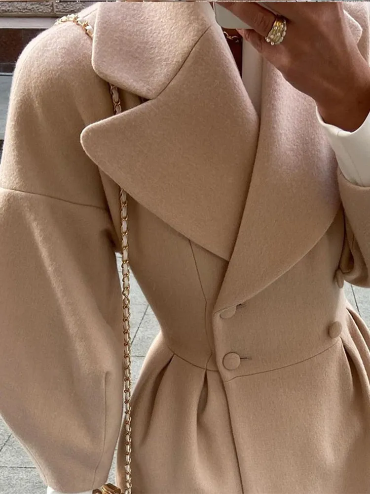 Margaret Lantern Sleeve Coat