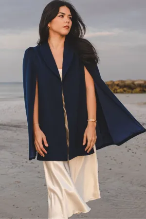 Marina Cape in Navy