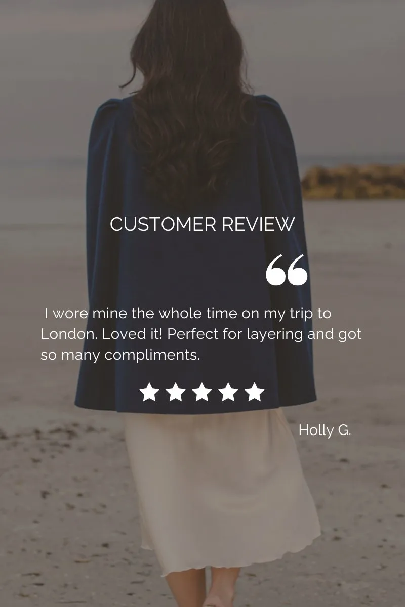 Marina Cape in Navy