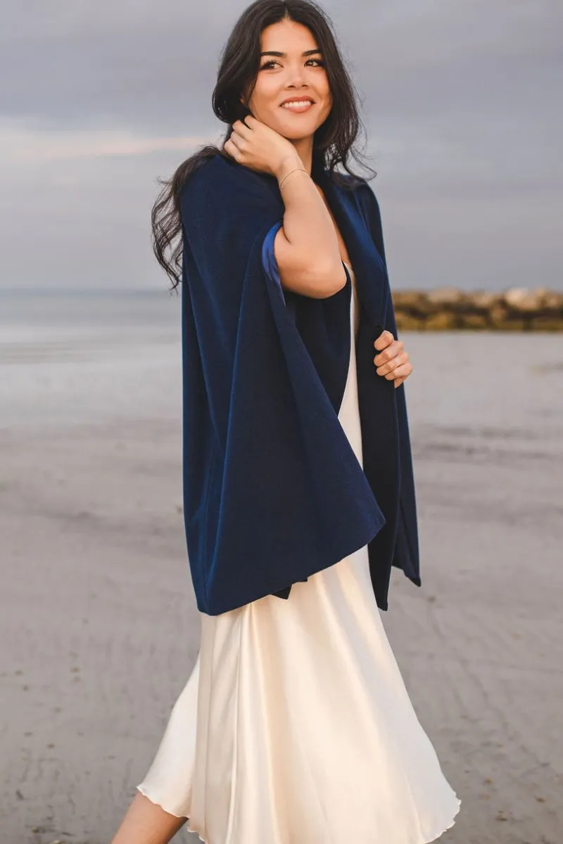 Marina Cape in Navy