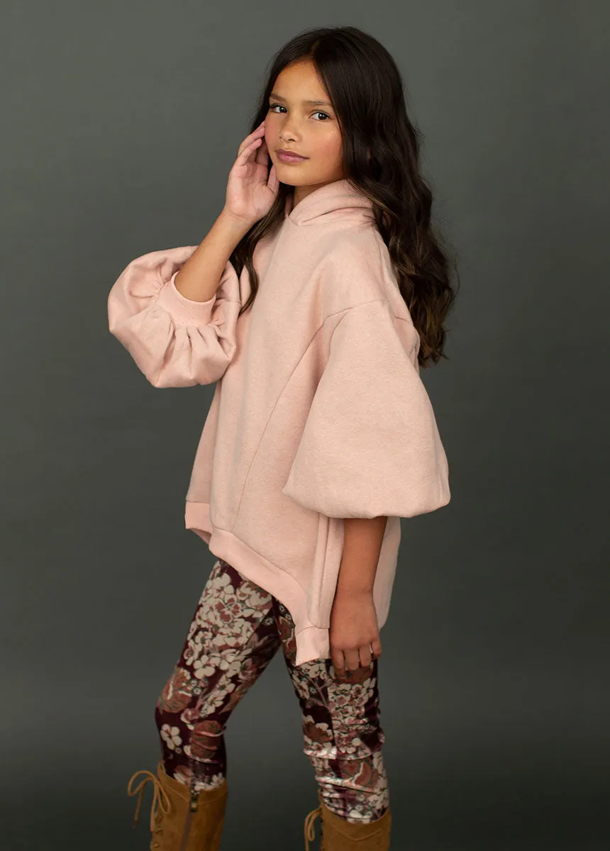 Maty Hoodie in Heather Blush