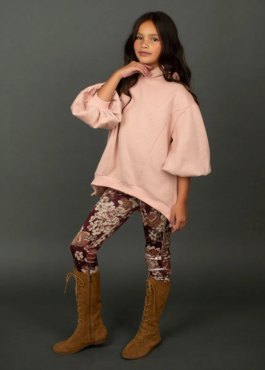 Maty Hoodie in Heather Blush