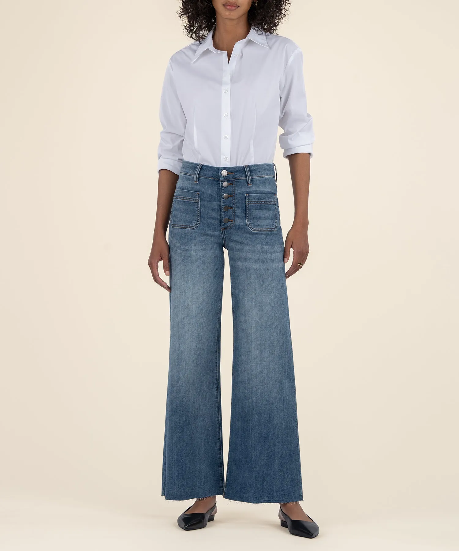 Meg High Rise Wide Leg - Petite