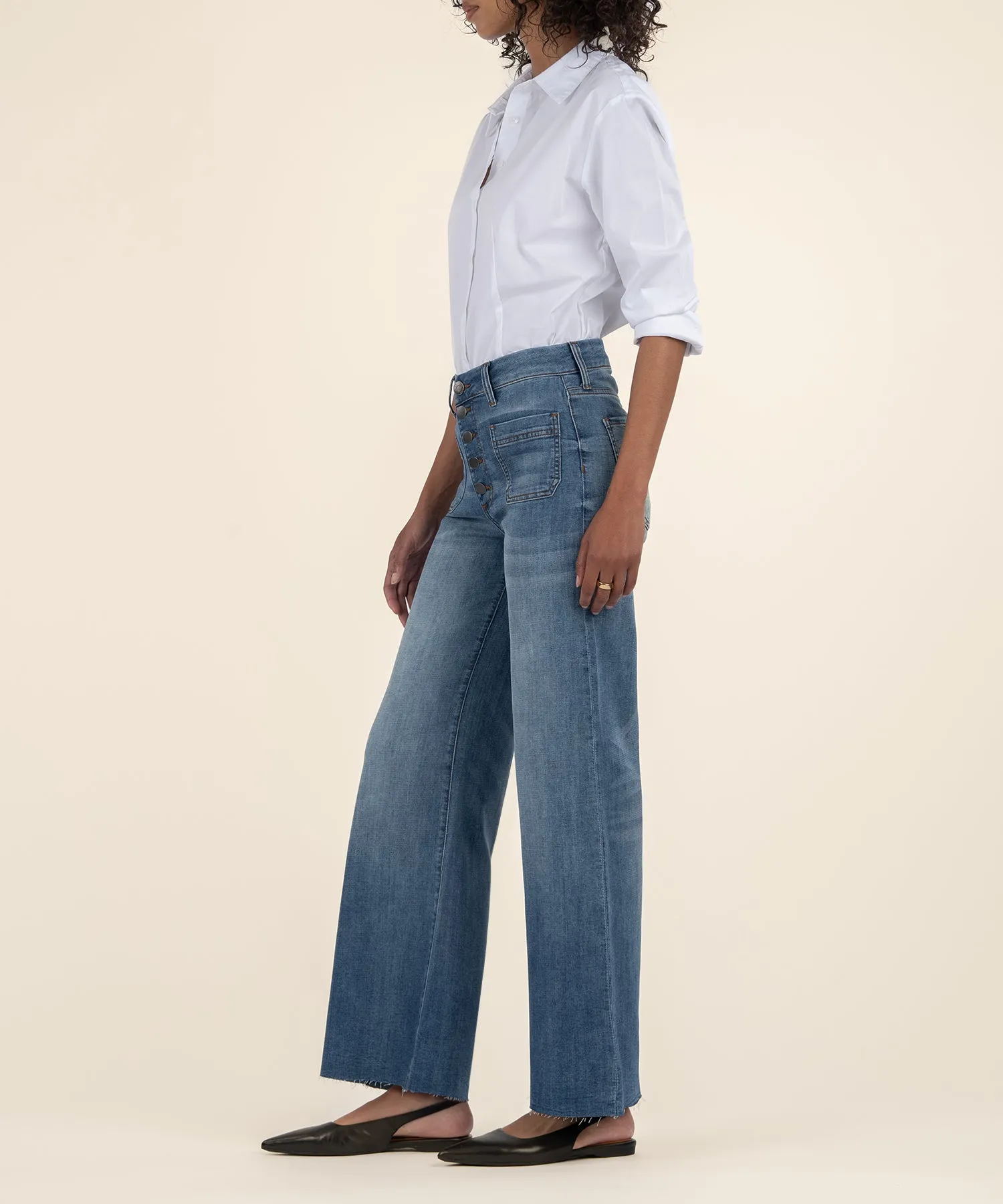 Meg High Rise Wide Leg - Petite