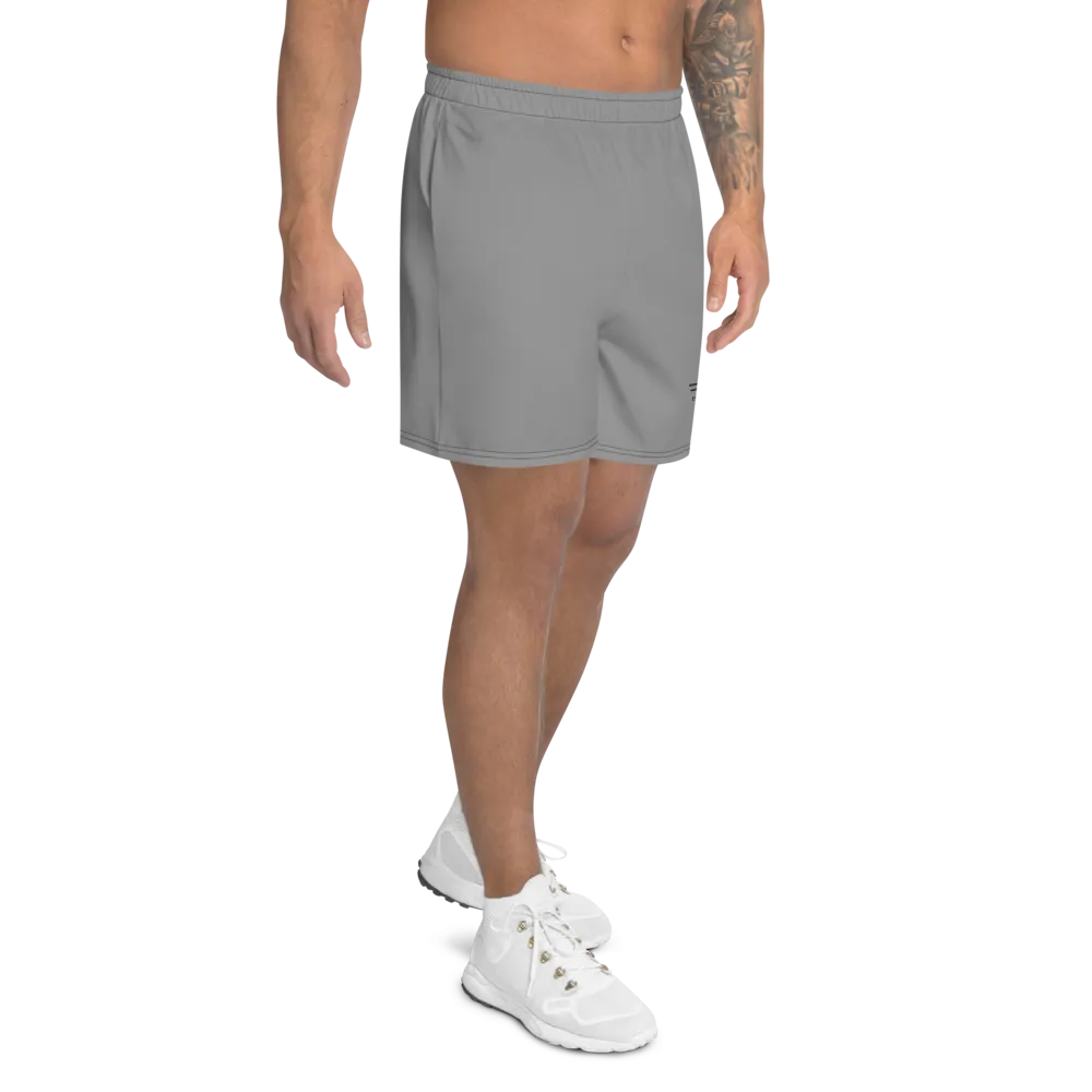 Men Athletic Long Shorts Grey