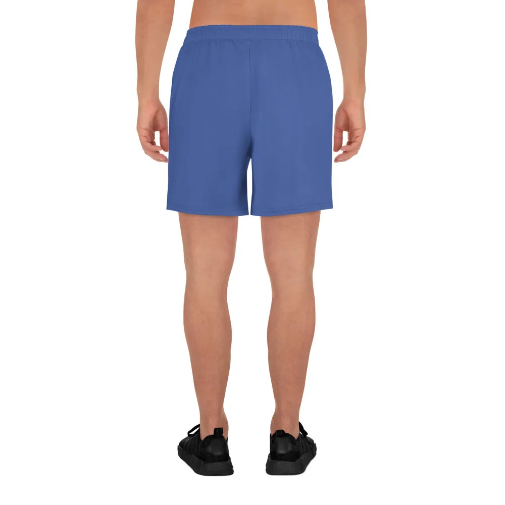 Men Athletic Long Shorts Indigo