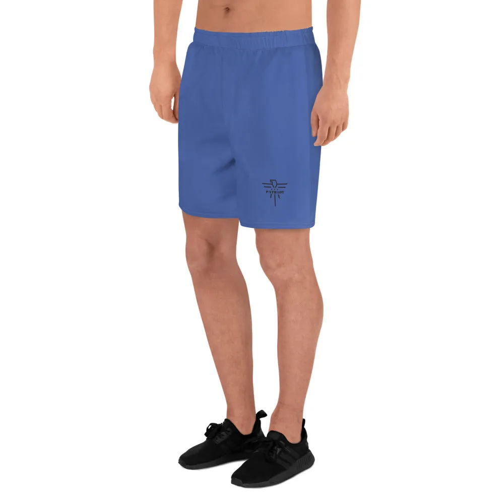 Men Athletic Long Shorts Indigo
