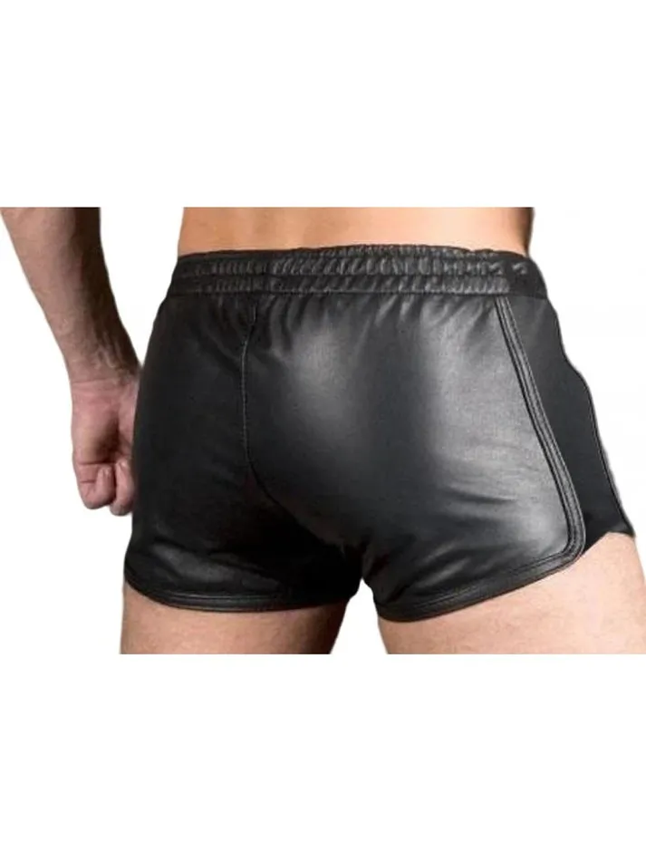 Men’s Athletic Leather Shorts