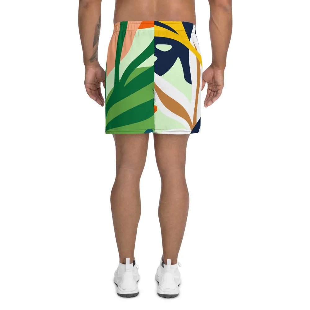 Men's Athletic Long Botanical Shorts