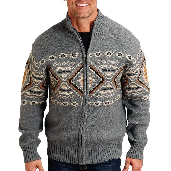 Men's Aztec Cardigan Sweater - Stetson