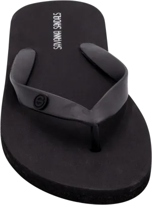 Men's Black Pearl Shower Sandals, Narrow