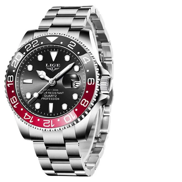 Mens  Business Waterproof Quartz Wrist Watch