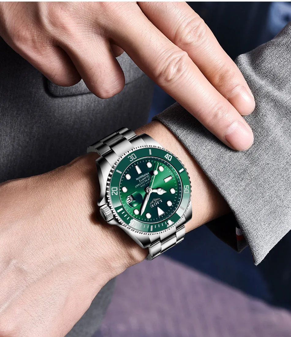 Mens  Business Waterproof Quartz Wrist Watch