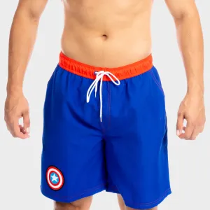 Mens Captain America Swim Shorts