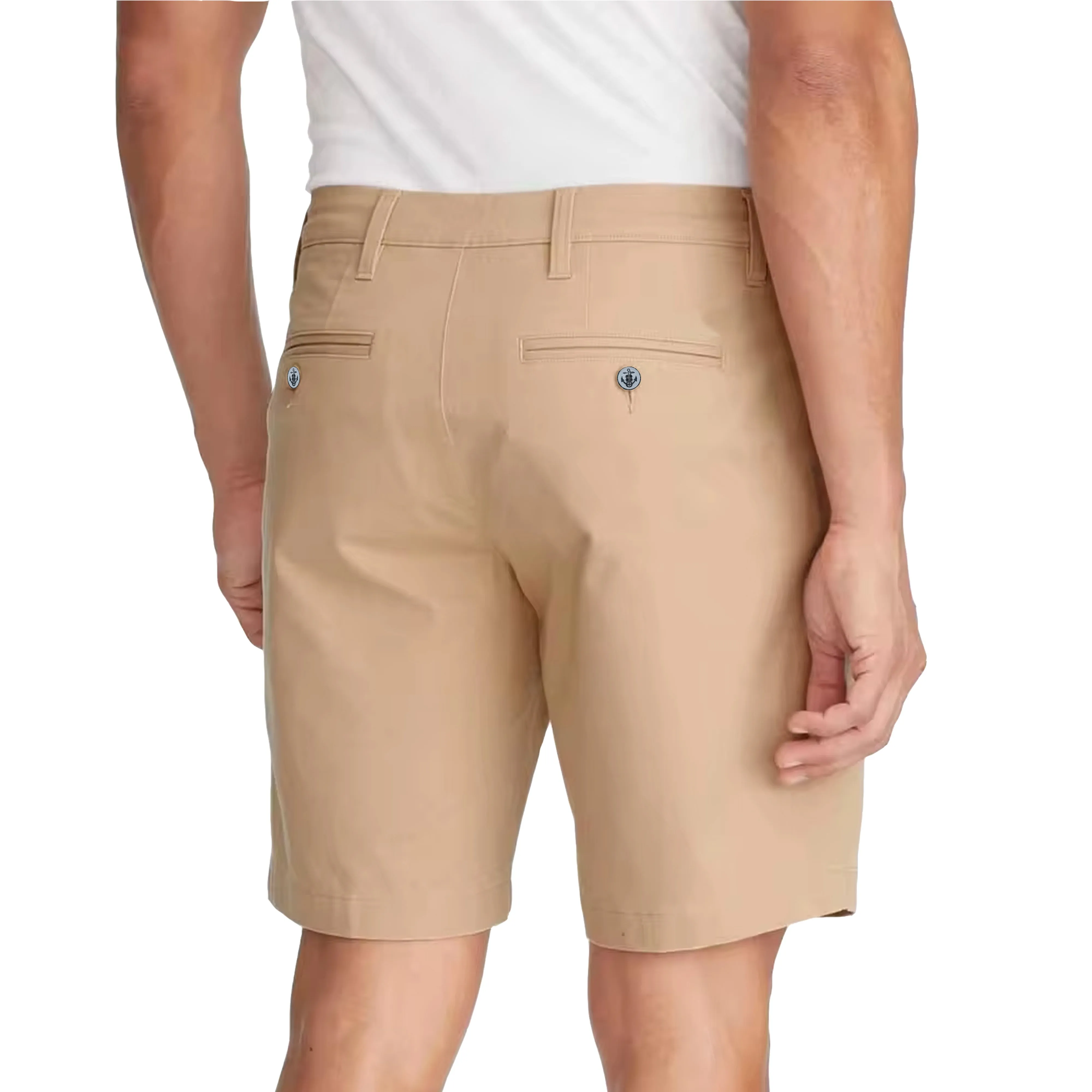 Men's Cotton Stretch Chino Shorts - Terracotta