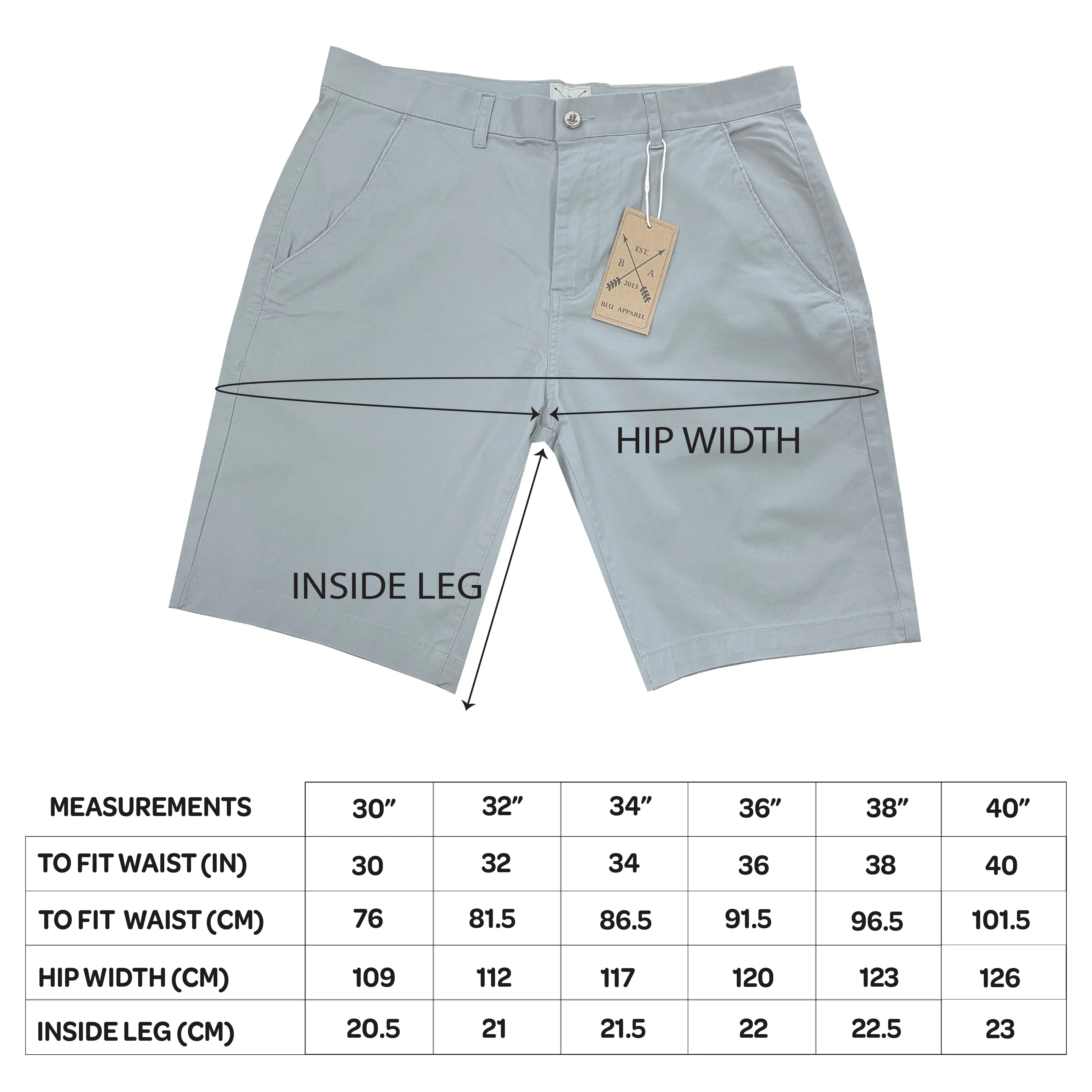 Men's Cotton Stretch Chino Shorts - Terracotta