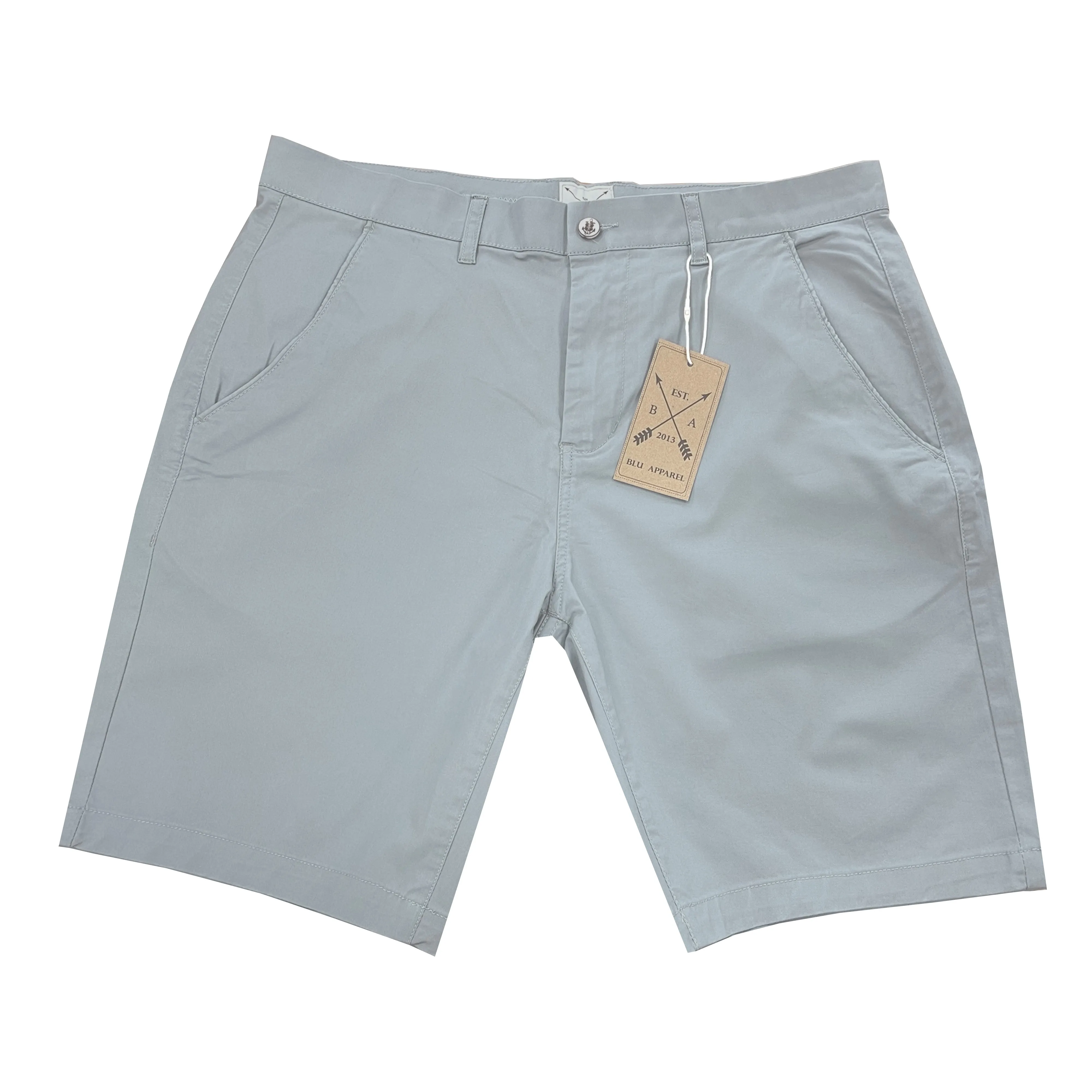 Men's Cotton Stretch Chino Shorts - Terracotta