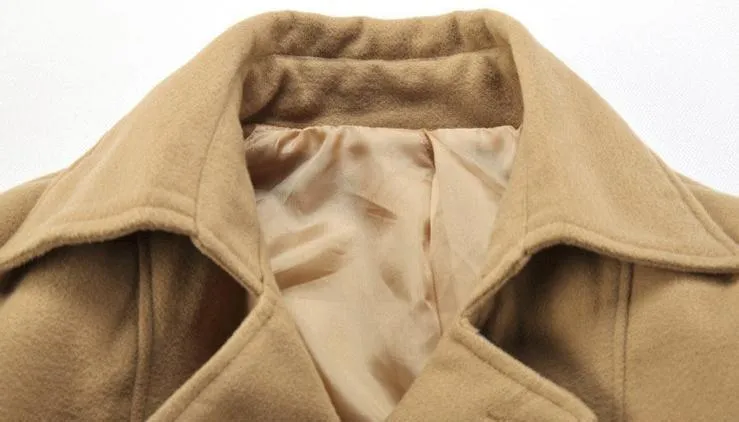 Men's Double Breasted Lapel Jacket In 6 Colors
