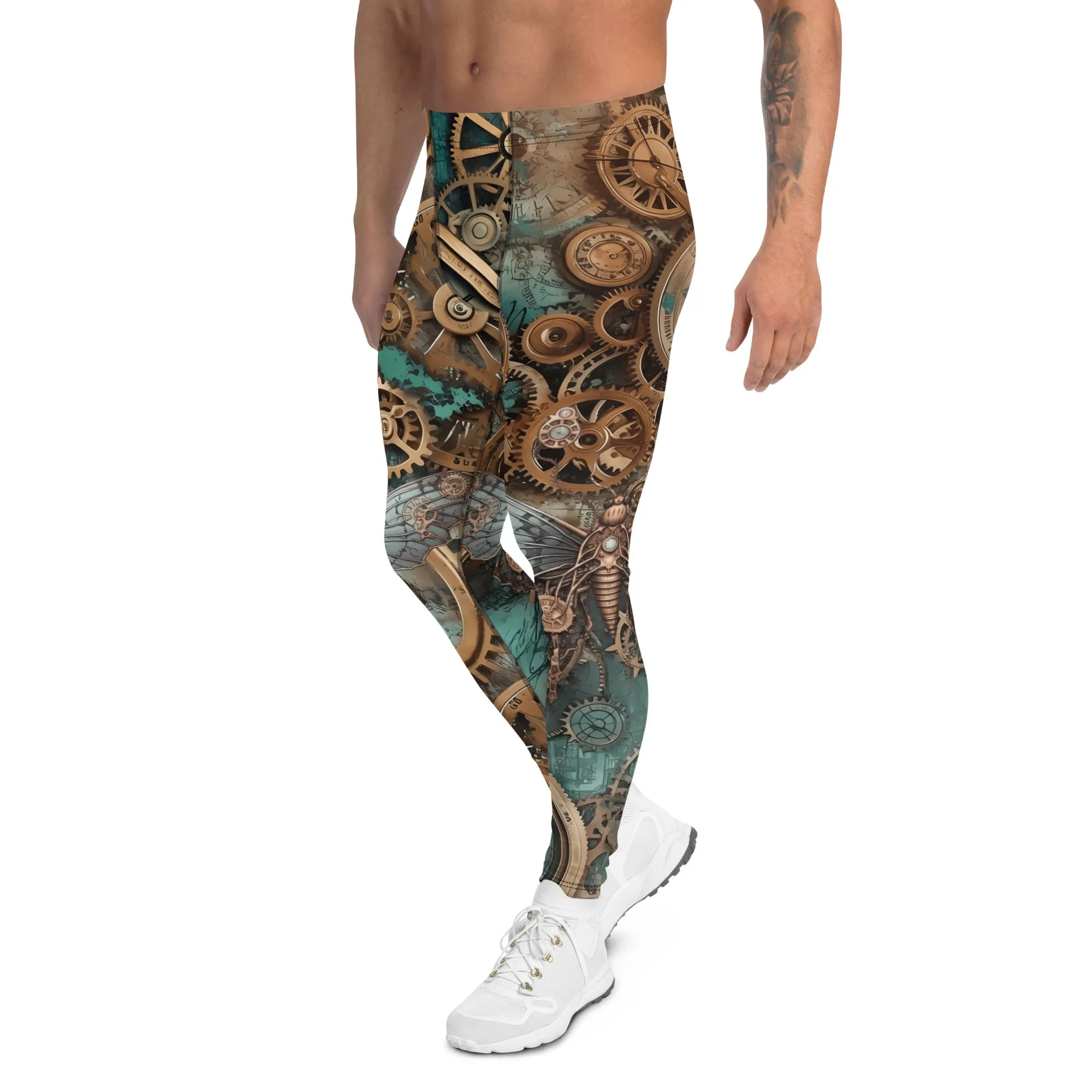 Mens Leggings, Steampunk Horology