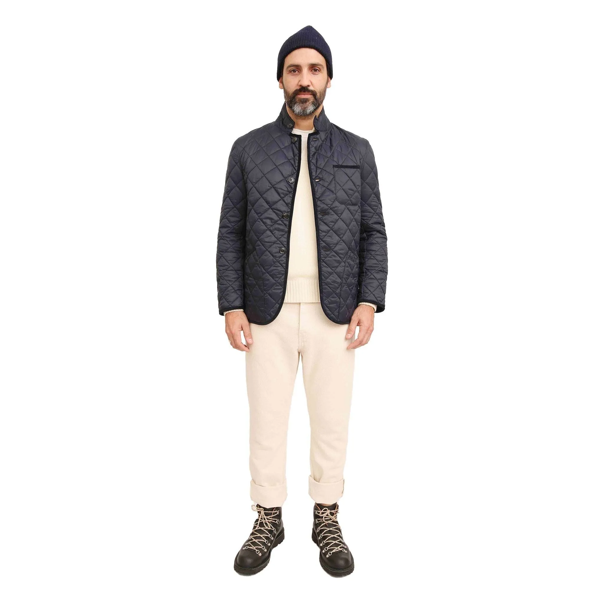 Men's Modern Liddesdale Quilted Jacket, Navy