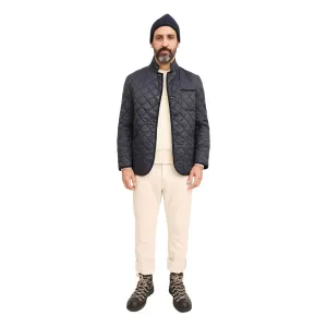 Men's Modern Liddesdale Quilted Jacket, Navy
