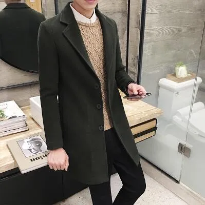 Men's Thick Warm Business Coat Up To 5XL