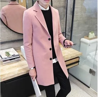 Men's Thick Warm Business Coat Up To 5XL