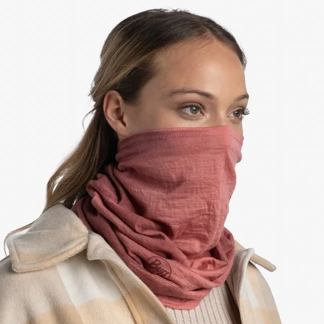 MERINO LIGHTWEIGHT NECKWEAR - LISE ROSEWOOD