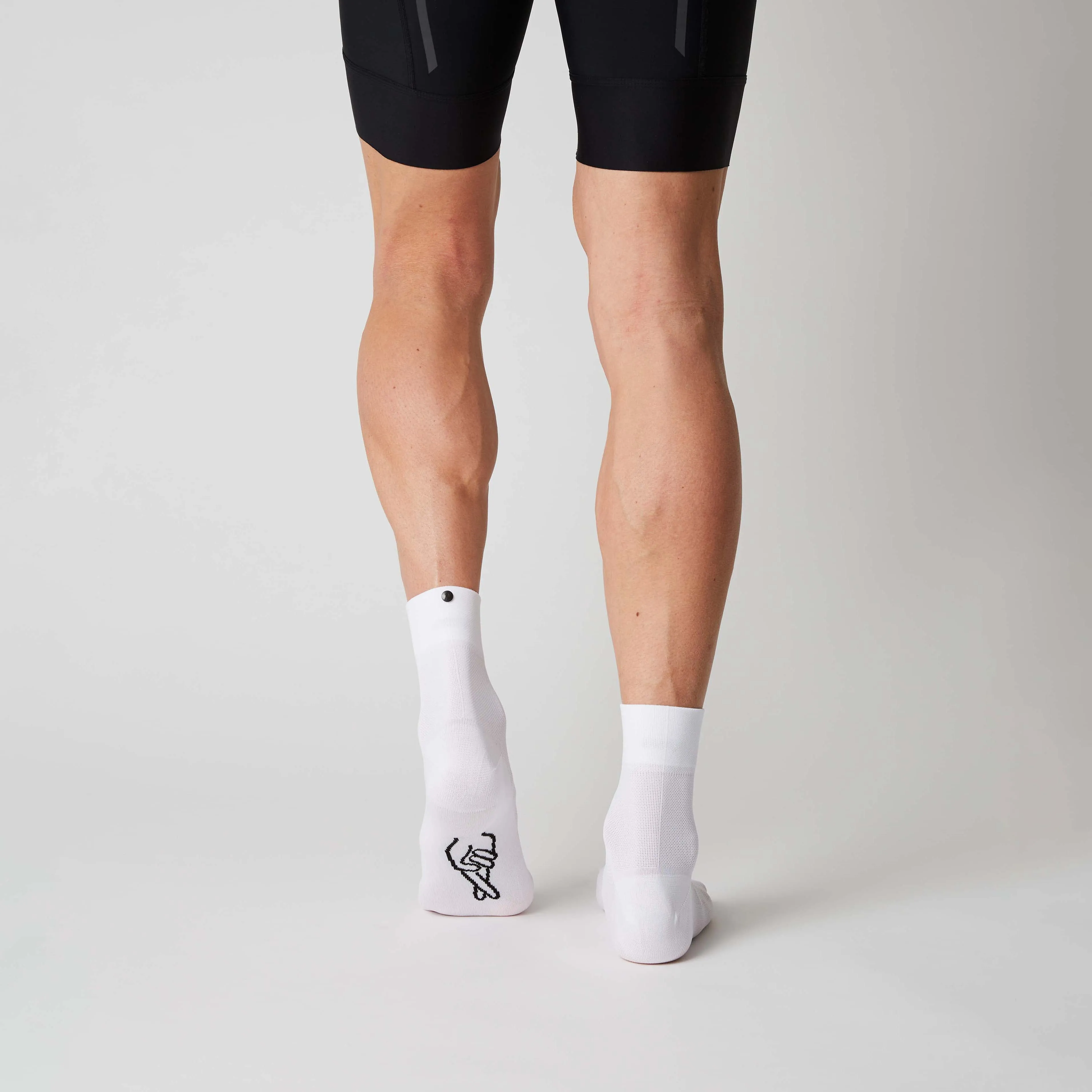 Mid High Socks - White