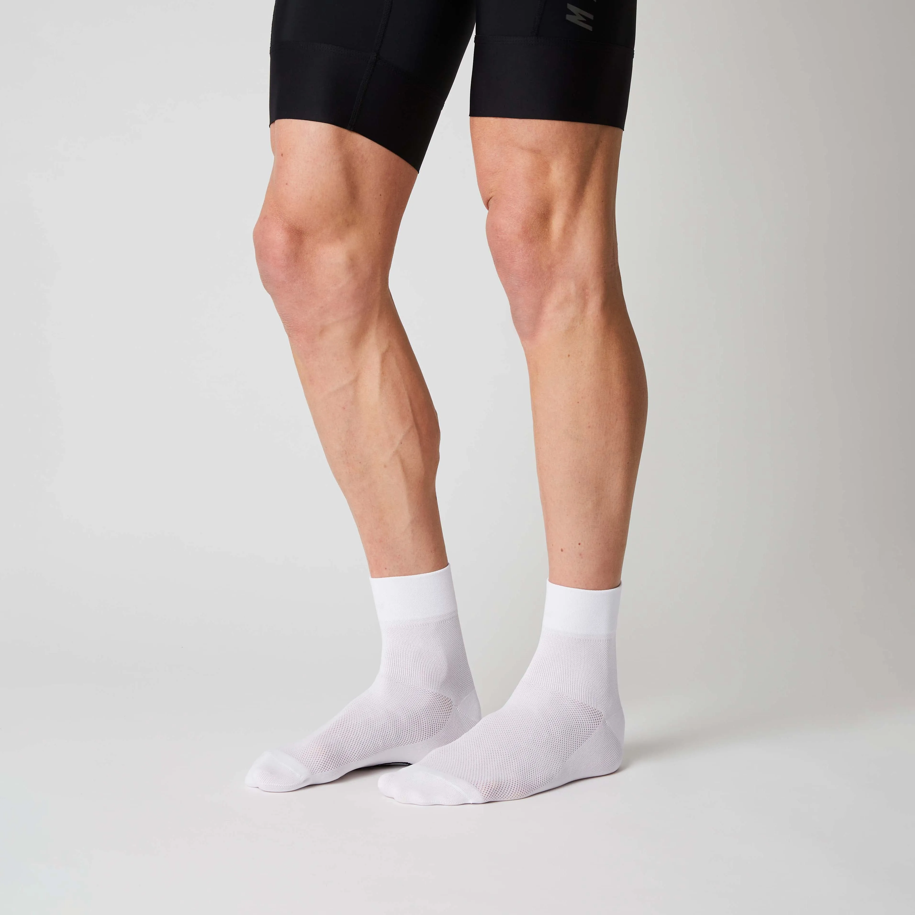Mid High Socks - White