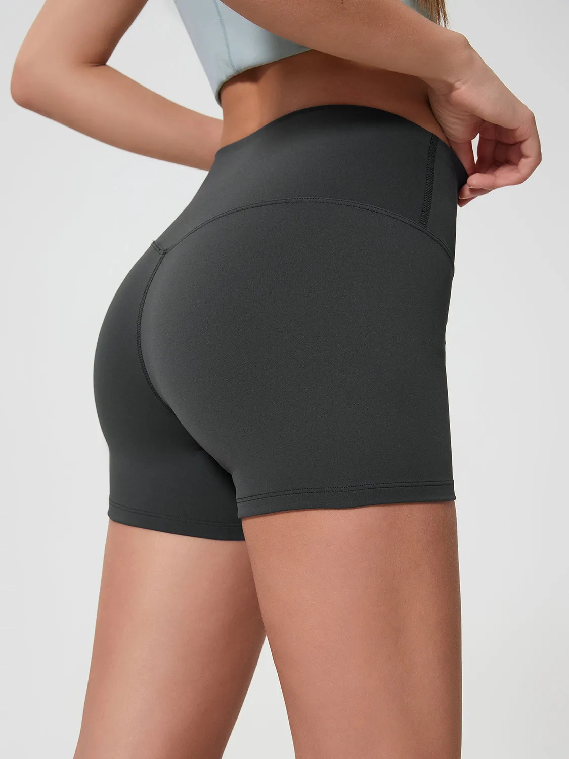 Millennia High Waist Active Shorts – Stretch & Comfort