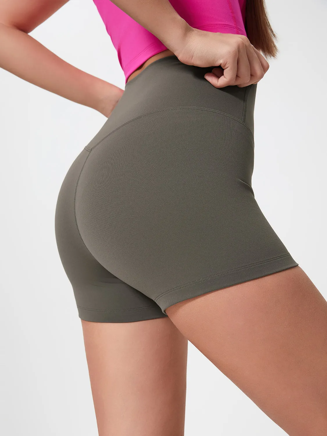 Millennia High Waist Active Shorts – Stretch & Comfort