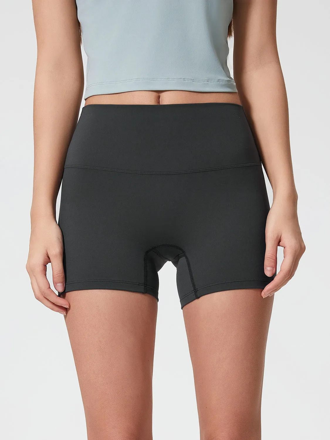Millennia High Waist Active Shorts – Stretch & Comfort