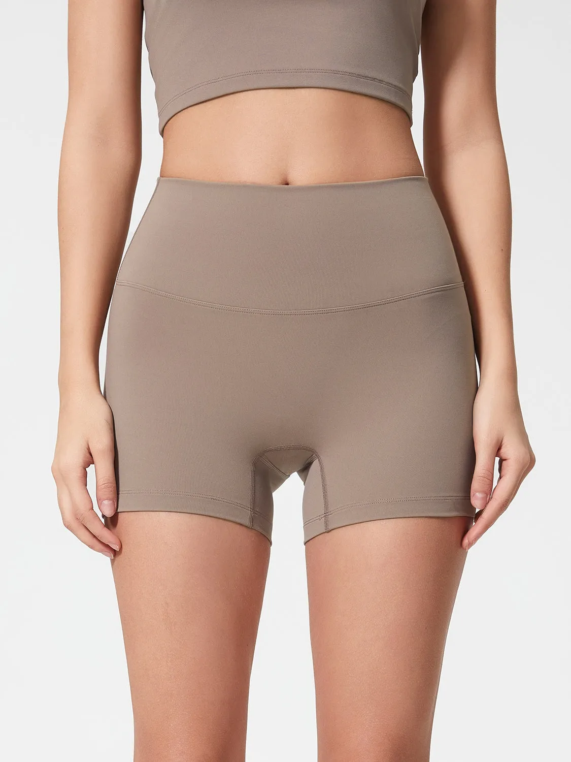 Millennia High Waist Active Shorts – Stretch & Comfort