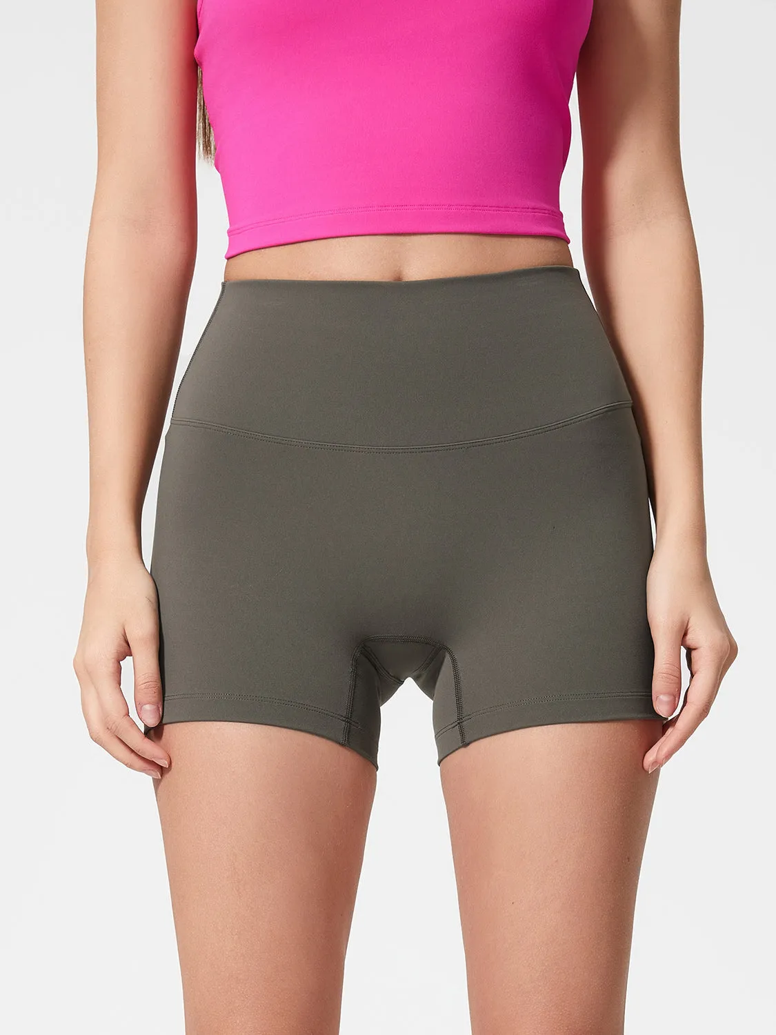 Millennia High Waist Active Shorts – Stretch & Comfort