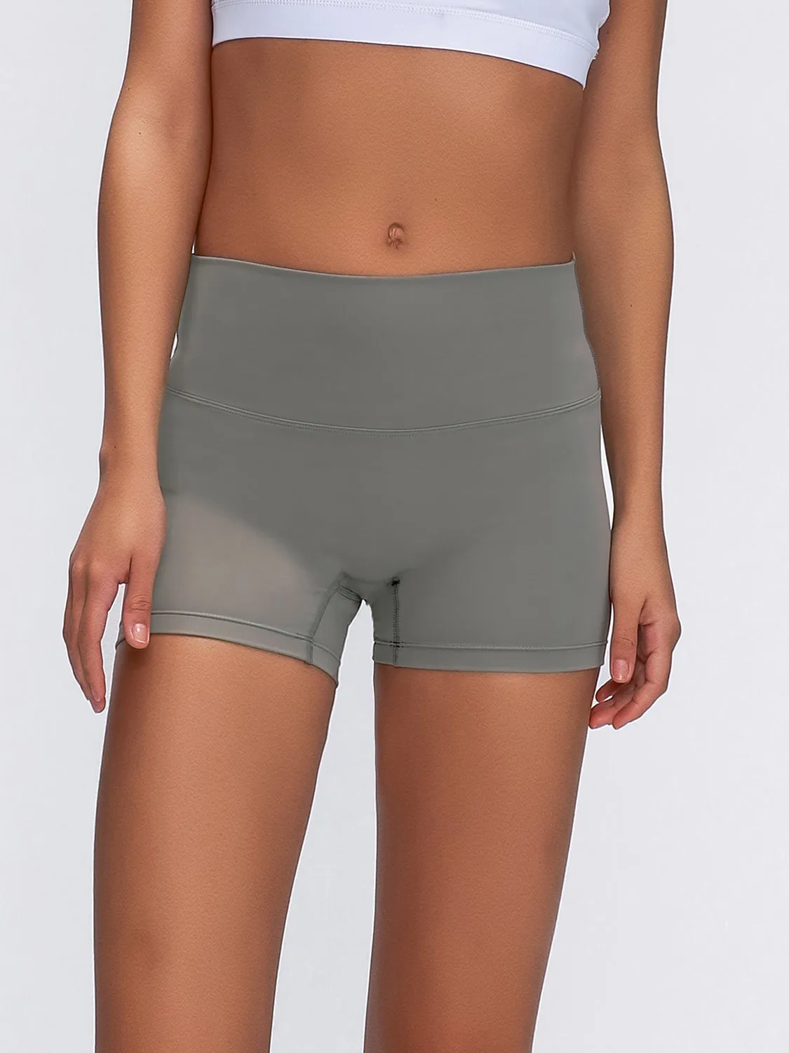 Millennia High Waist Active Shorts – Stretch & Comfort