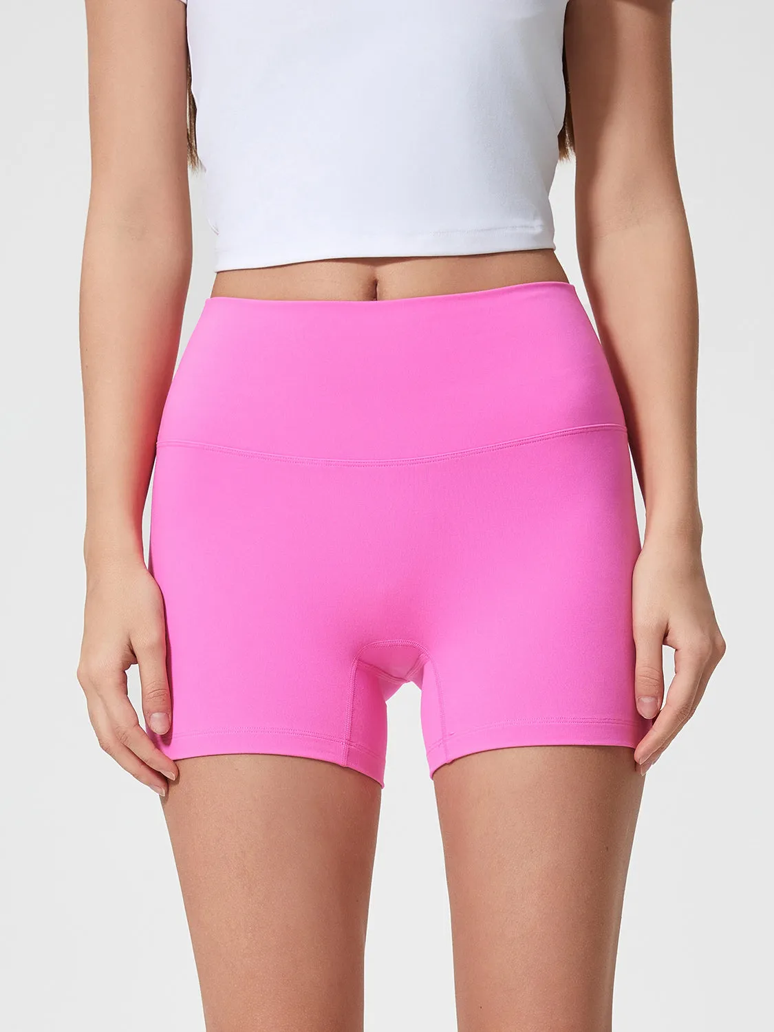 Millennia High Waist Active Shorts – Stretch & Comfort