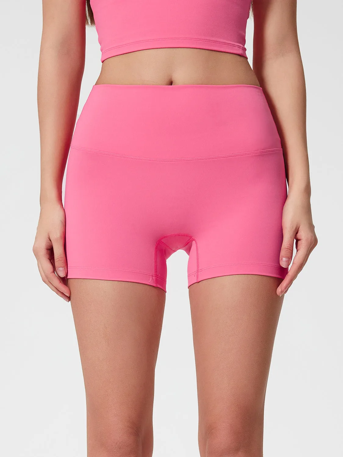 Millennia High Waist Active Shorts – Stretch & Comfort
