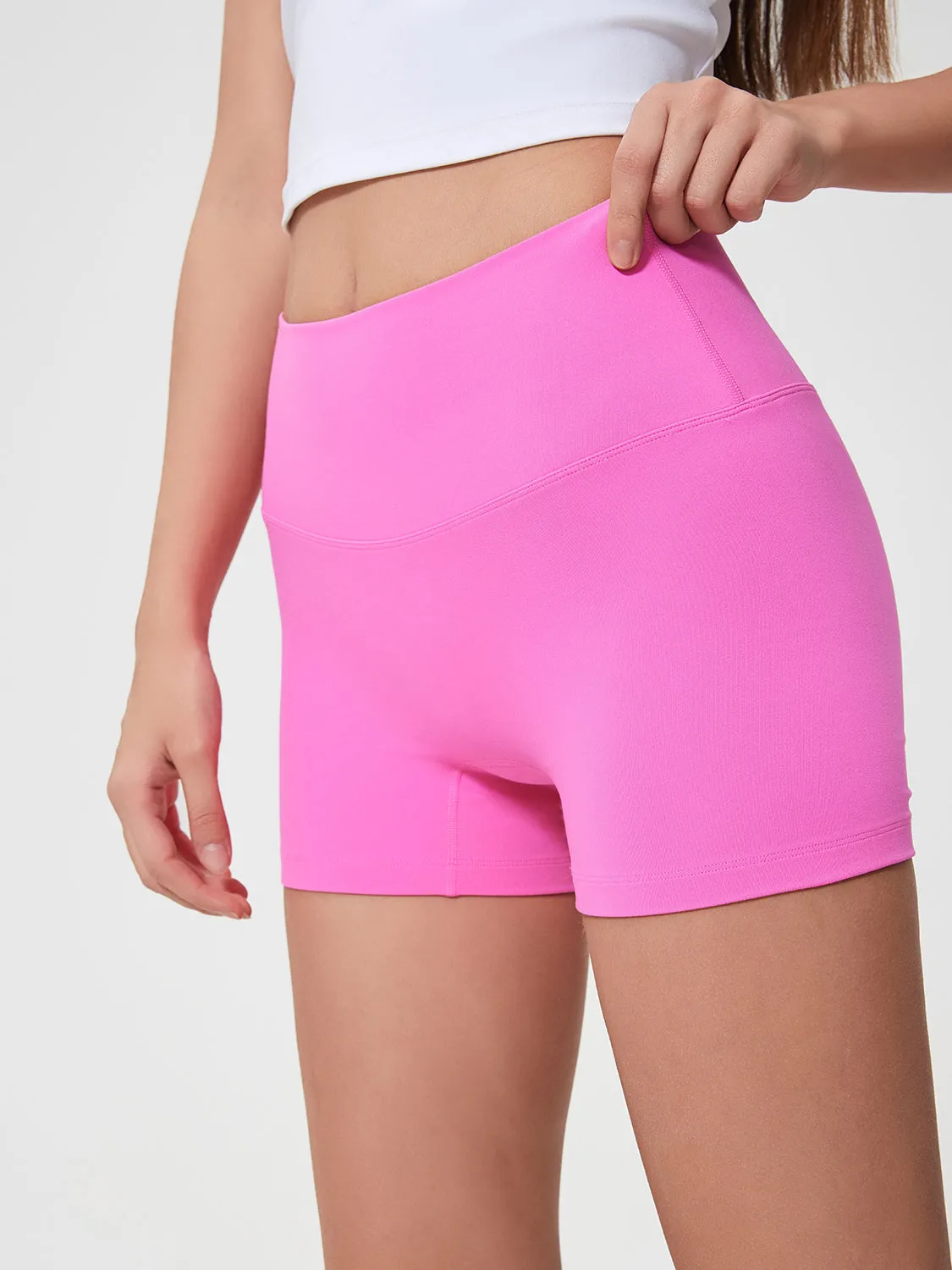Millennia High Waist Active Shorts – Stretch & Comfort